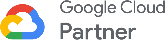 Selo de parceria da K2M Soluções com a Google Cloud.